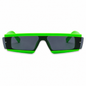 Futuristic Neon Green Rave Sunglasses – Cyber Festival Glasses