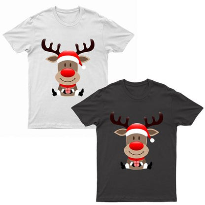 Adults XMS2 "Sitting Reindeer" T-Shirt