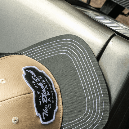 Green & Beige Garage Cap
