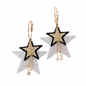 Glitter Star Earrings UK – Gold & Silver Statement Drop Earrings (Party & Festival Jewellery)