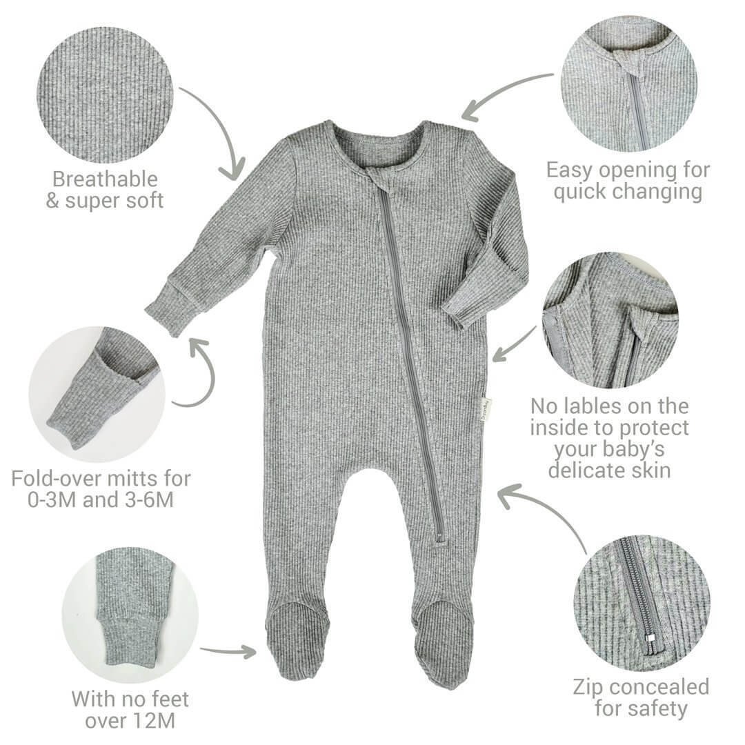 Powder Blue Sleepsuit