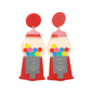 Gumball Machine Earrings UK – Colourful Candy Statement Drop Earrings (Cute & Fun Jewellery)
