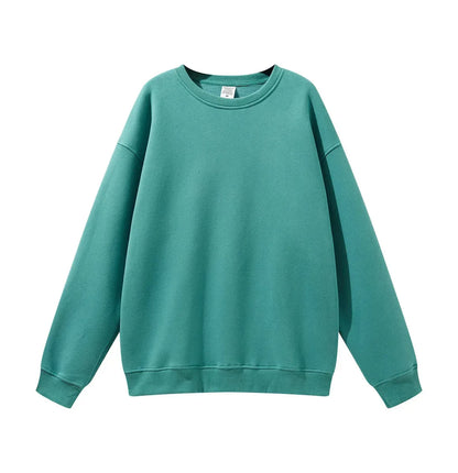High Quality Crewneck Sweatshirt - Unisex Heavyweight Cotton for Autumn Style