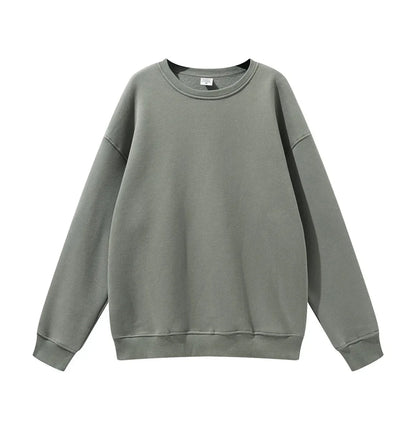 High Quality Crewneck Sweatshirt - Unisex Heavyweight Cotton for Autumn Style
