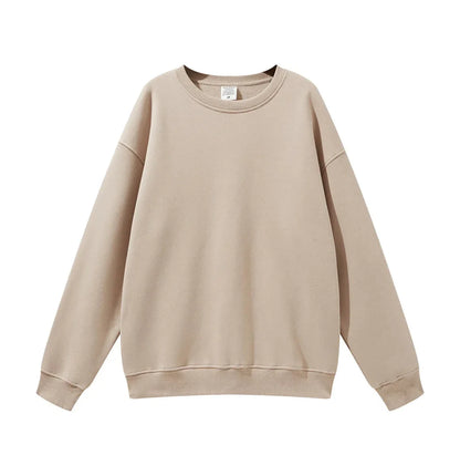 High Quality Crewneck Sweatshirt - Unisex Heavyweight Cotton for Autumn Style