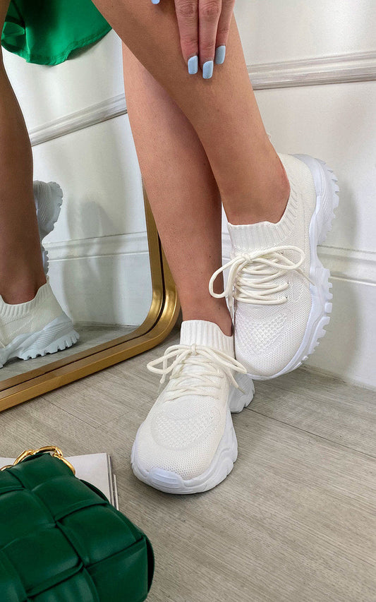Lace Up Sock Trainer for Women