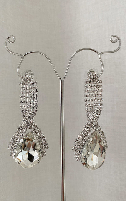 Diamante Drop Earrings