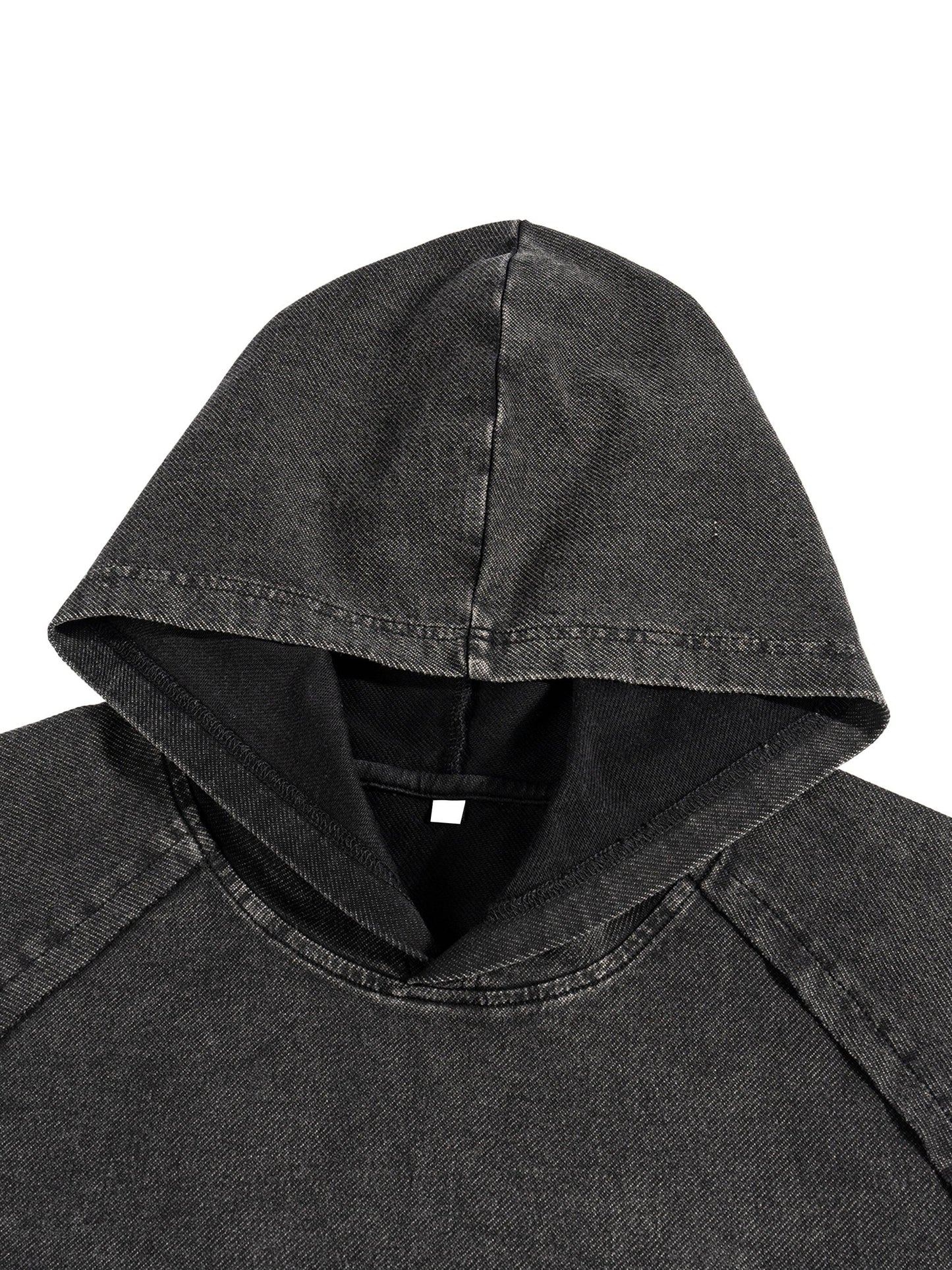 Hooded Boxy T-Shirt - Snow Washed Gym Tee | BRACE