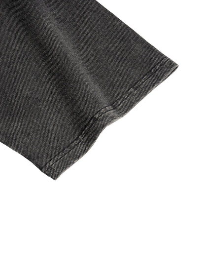 Hooded Boxy T-Shirt - Snow Washed Gym Tee | BRACE