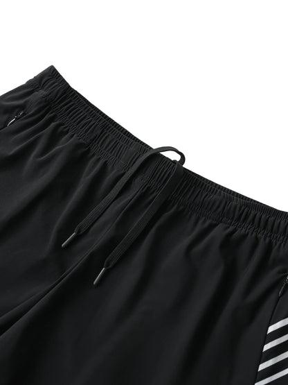 Men's Side-Stripe Performance Shorts - Athletic Gym Shorts | BRACE