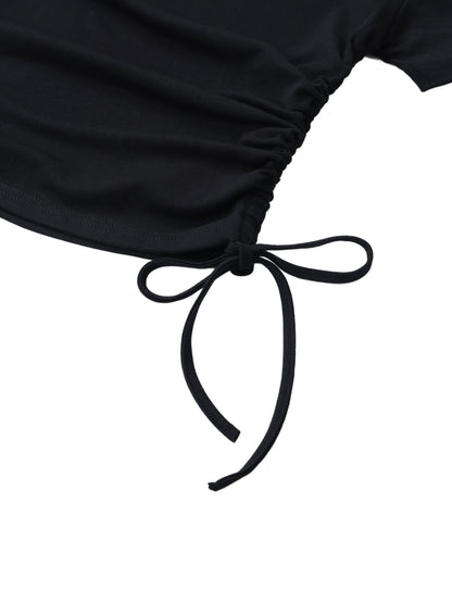 Women's Drawstring T-Shirt - Essential Gym Tee | BRACE