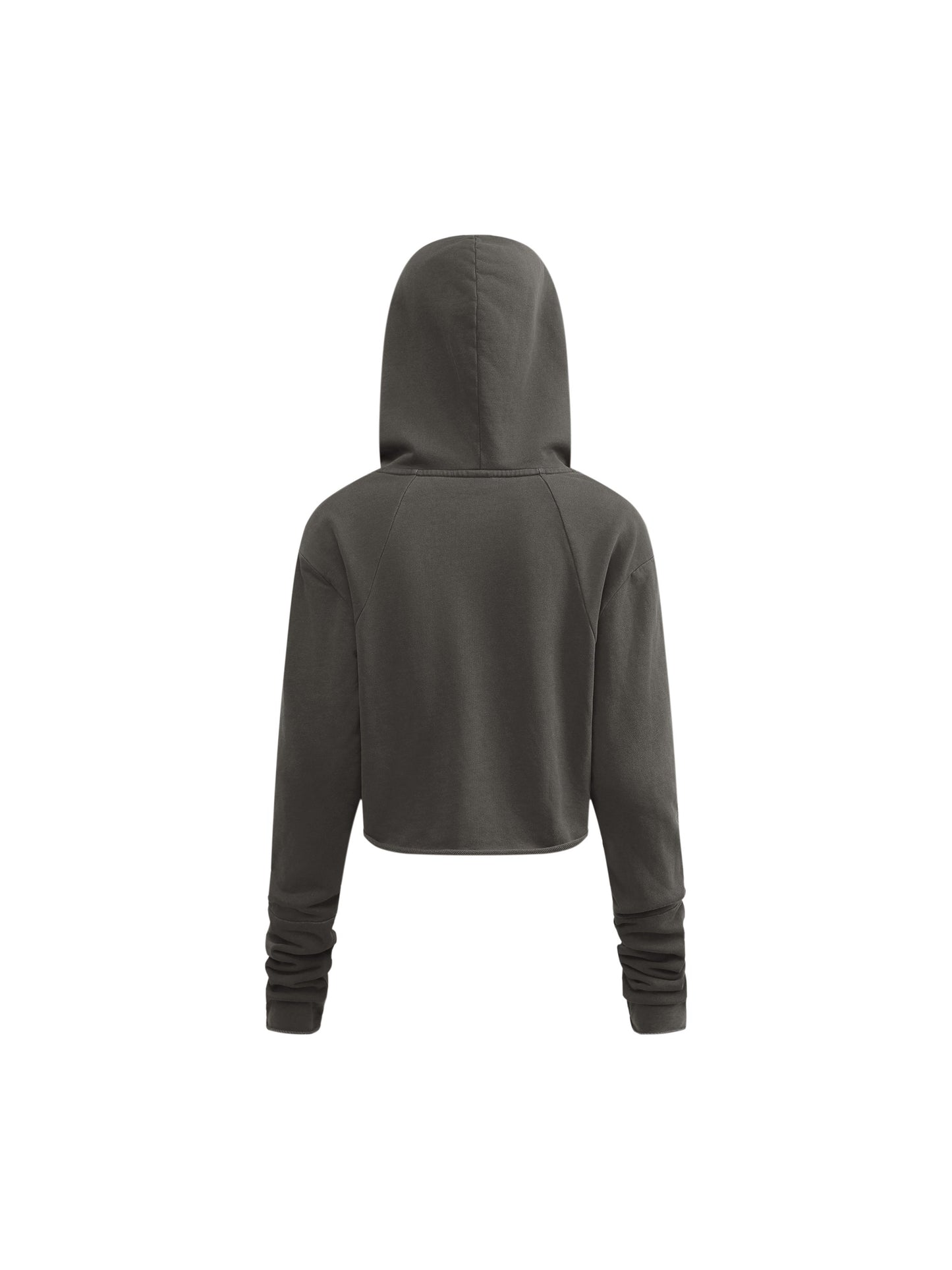 Vintage Washed Raw Edge Hoodie - Premium Fleece Gym Hoodie | BRACE