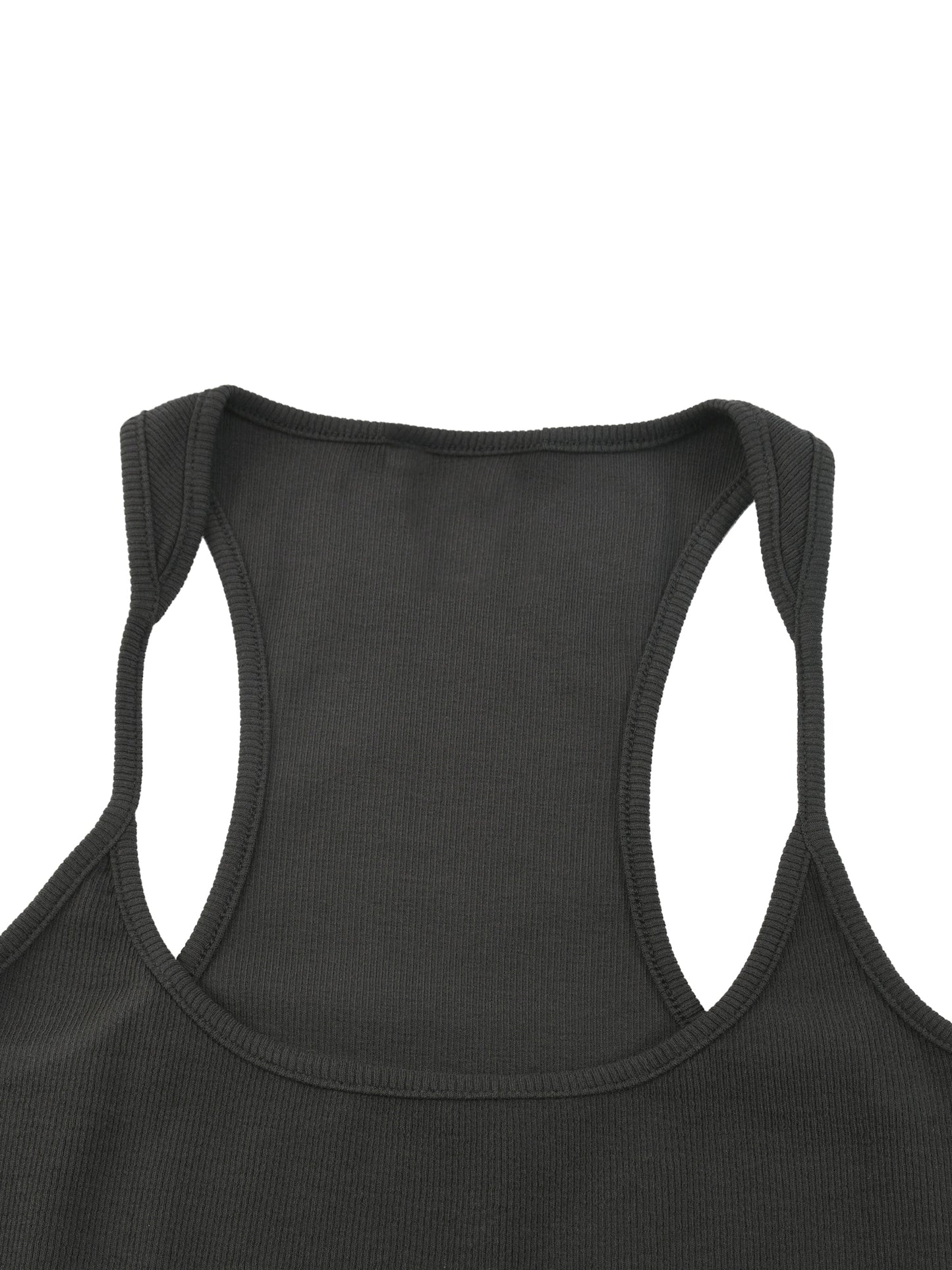 BRACE Slim Fit Ribbed Racerback Tank Top