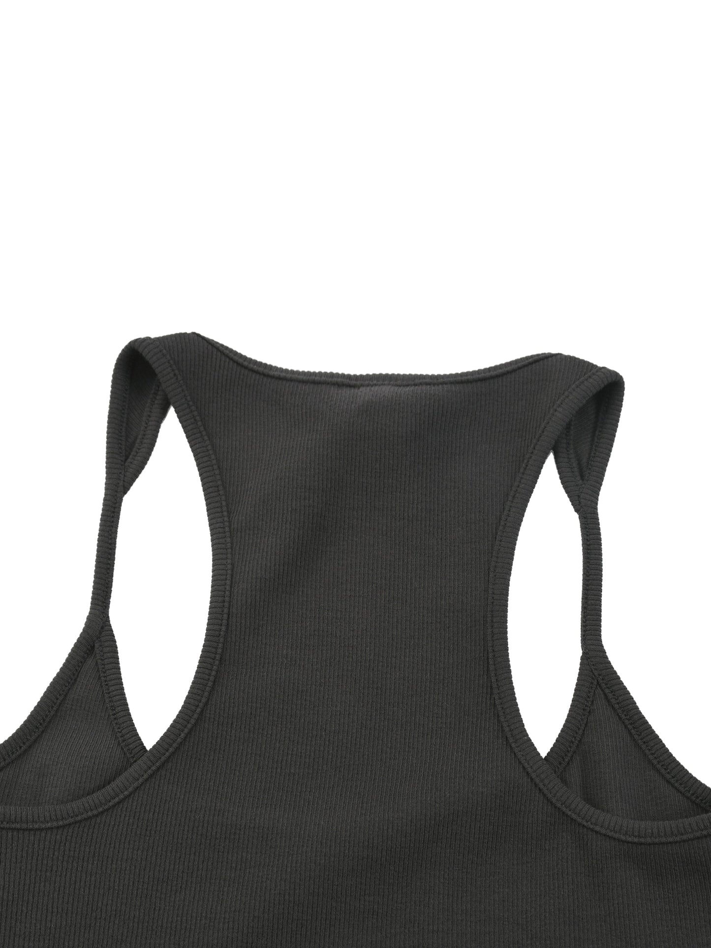 BRACE Slim Fit Ribbed Racerback Tank Top