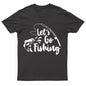 Mens Premium 200gsm Cotton Fishing Logos T-shirt