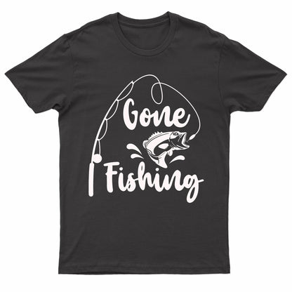 Mens Premium 200gsm Cotton Fishing Logos T-shirt