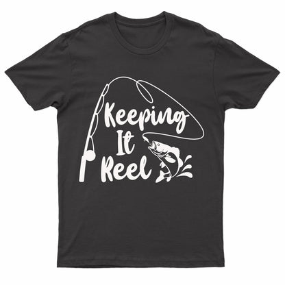 Mens Premium 200gsm Cotton Fishing Logos T-shirt
