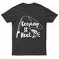 Mens Premium 200gsm Cotton Fishing Logos T-shirt