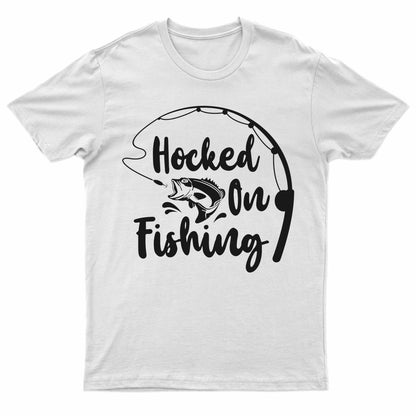 Mens Premium 200gsm Cotton Fishing Logos T-shirt