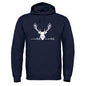 Adults Printed Stag ECG Logo Hooded Top