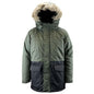 Kids Boys Padded Fleece Lined Parka Coat