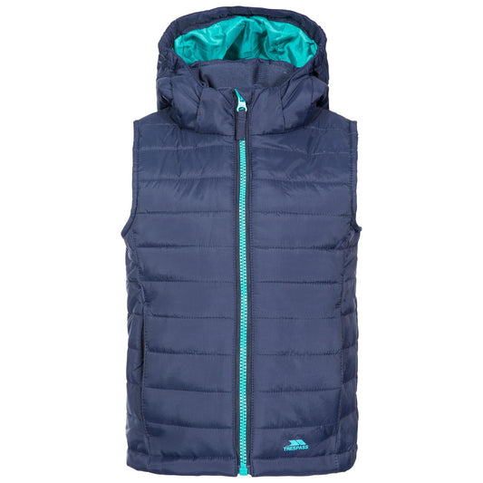 Unisex Kids Aretha Lightly Padded Hooded Gilet