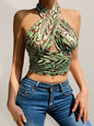 Women's Printed Helter Top