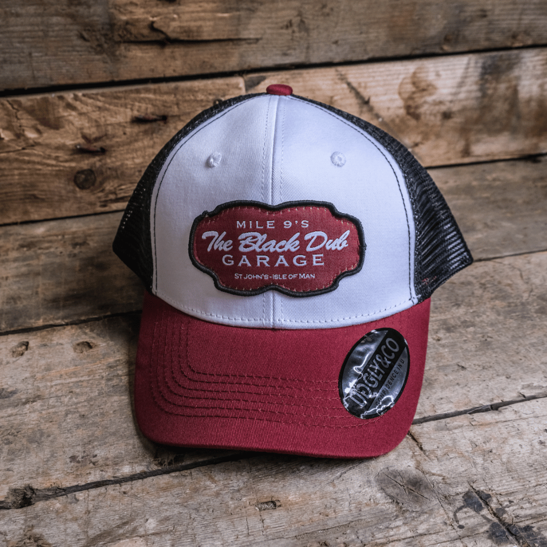 Burgundy Garage Cap