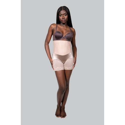 KOURTNEY Beige Spanx Shorts