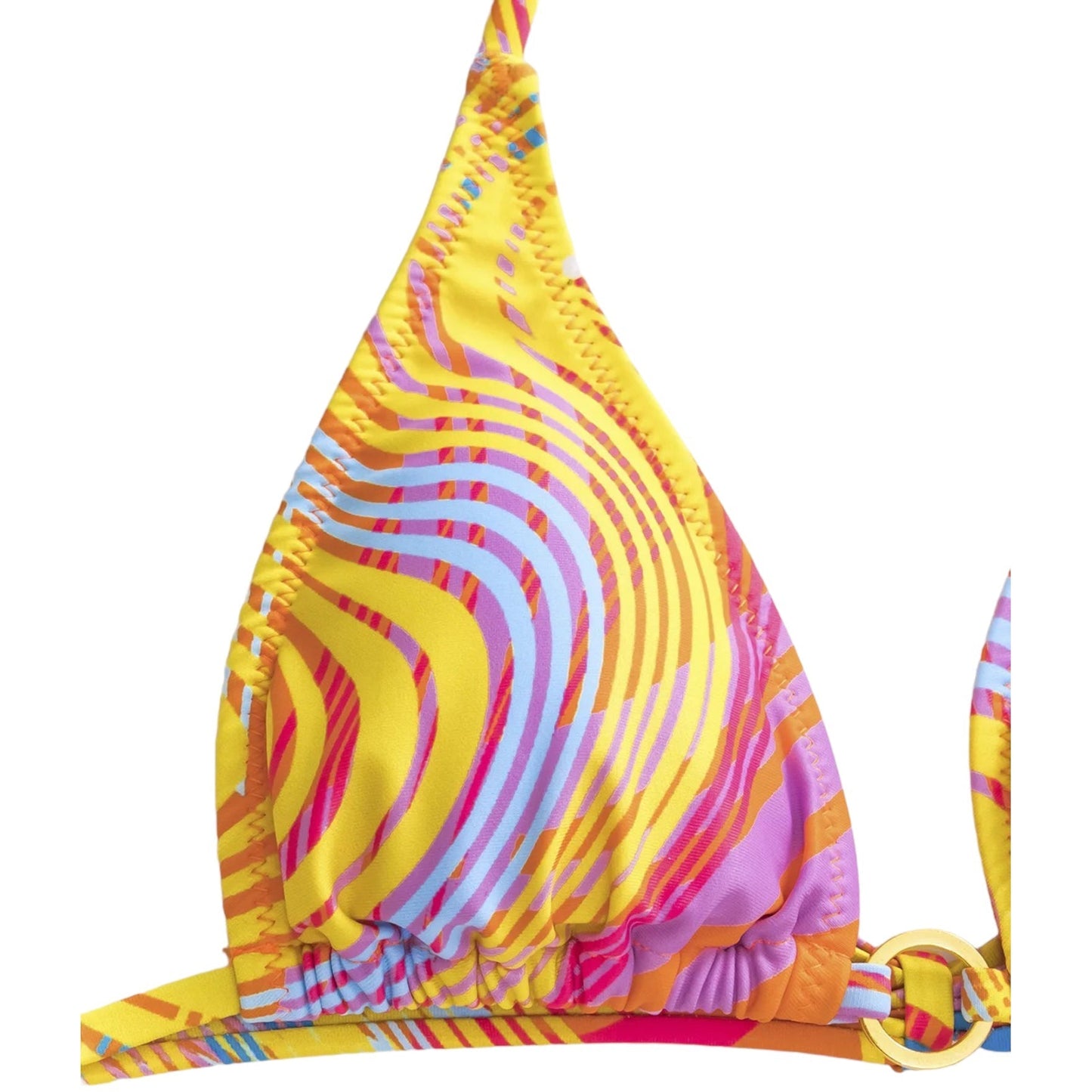 BEHEIRA  Orange Bikini Sets And Cover Up