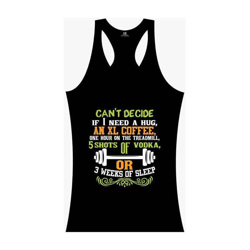 BLACK Gym Top