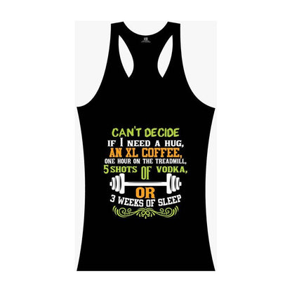 BLACK Gym Top