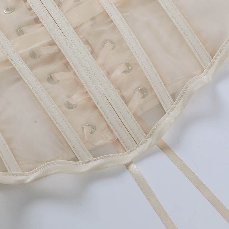 DUBAI Ivory Boned Corset