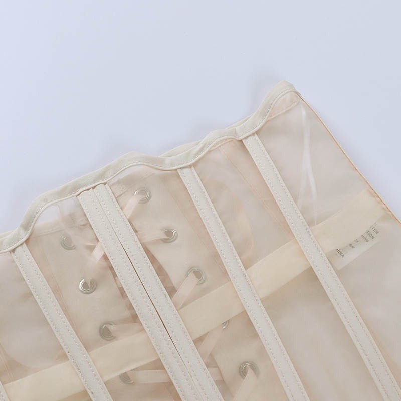 DUBAI Ivory Boned Corset