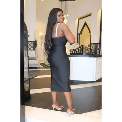 GABRIELLA Black Bandage Dress