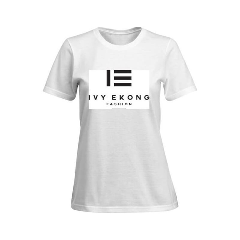 IVYEKONGFASHION Logo White Tshirt