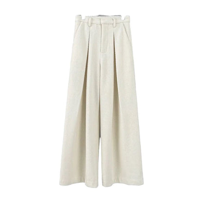 KIKI Cream Two Piece Trouser Sets