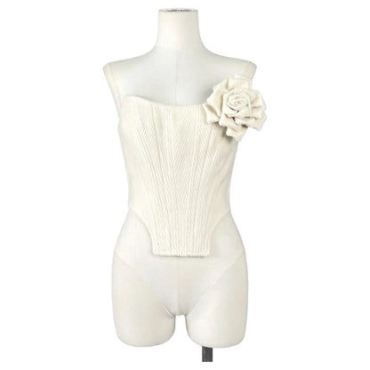 KIKI Cream Two Piece Trouser Sets