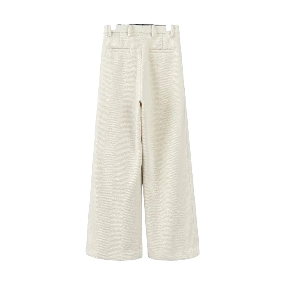 KIKI Cream Two Piece Trouser Sets