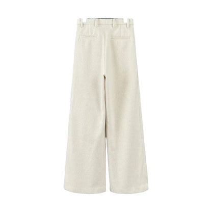 KIKI Cream Two Piece Trouser Sets