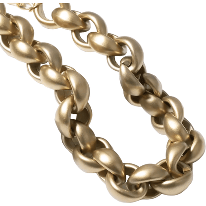CLEO Gold Chunky Metallic  Necklace