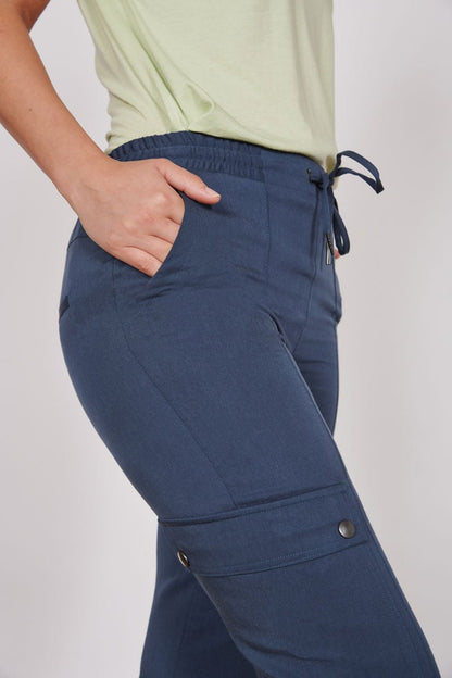 Charlotte Navy Formal Tailored Joggers