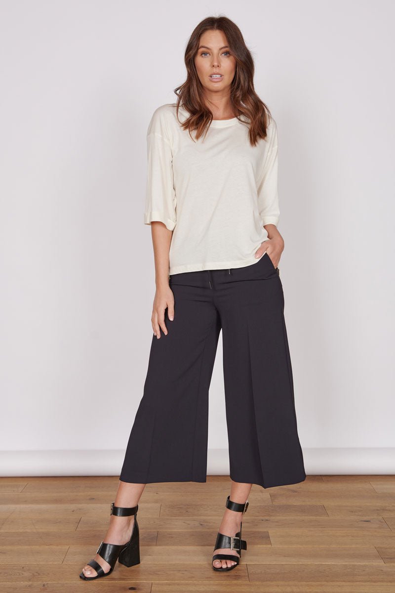 Gabi Cream Classic Oversized T-Shirt