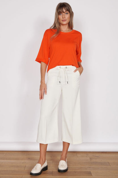 Grace Cream Wide Leg Culottes