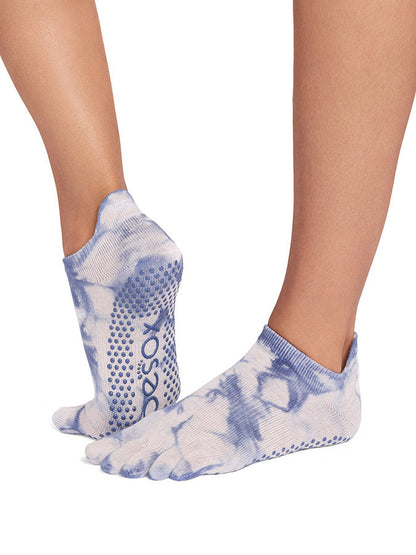 ToeSox Low Rise Full Toe Women's Yoga Grip Socks