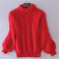 Joy - Fluffy Knitted Oversized Turtleneck Sweater