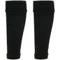 Kids Leg Sleeve Socks Black Fits Over Calf Shin Pads Compression Sleeves for Football Training Running by Sock Stack