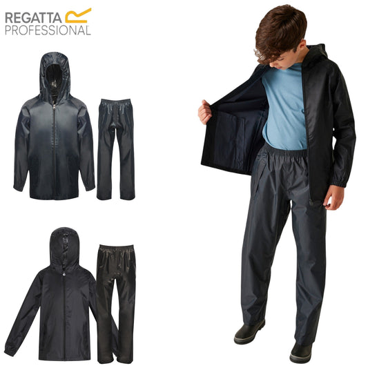 Regatta Kids Stormbreak Waterproof Jacket & Overtrousers Set