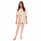 Ladies Oversized Cotton T-Shirt and Leggings PJ Set with Giraffe and Zebra Prints Comfortable and Stylish Womens Loungewear by Daisy Dreamer