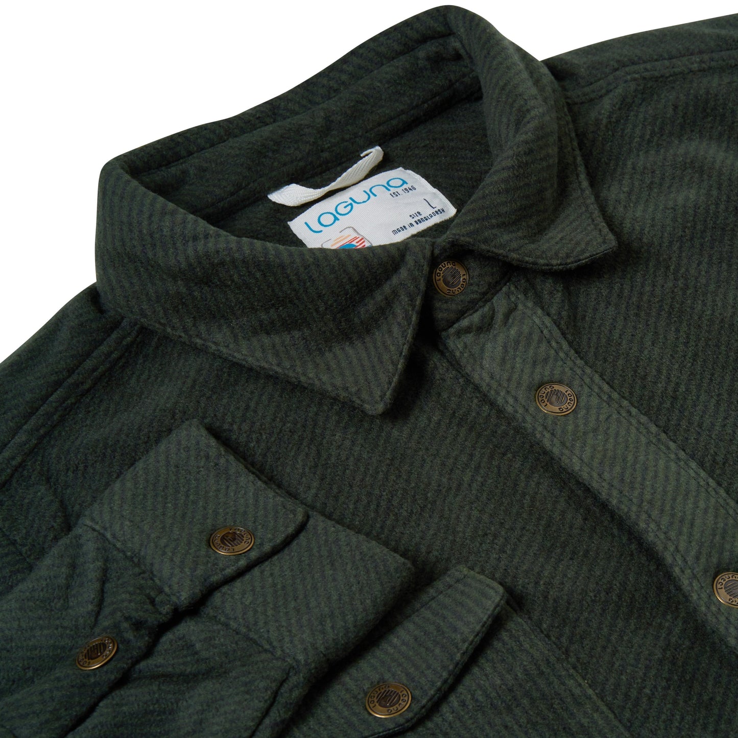 Laguna Brushed Button Up Overshirt